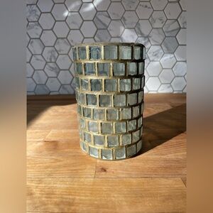 Glass Mosaic Candle Holder